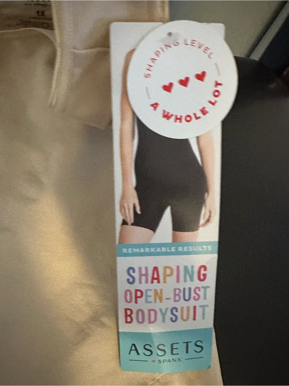 Assets By Spanx Nude Open-Bust Shaping Bodysuit - Picture 2 of 5